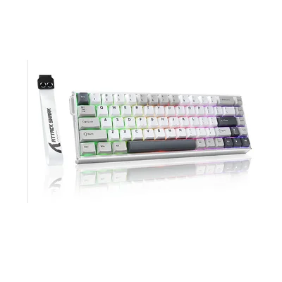 Teclado Attack Shark X68 Max He Cor:silver Chalice