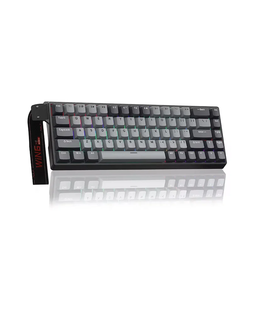 Teclado Magnético Aula Win68he - 8000hz Cor:gray Teclado Magnético Aula Win68he - 8000hz Cor:gray