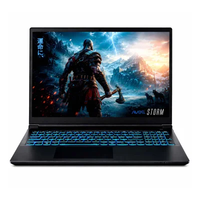 Notebook Gamer Avell Storm 450 R5-7640HS 40gb Ddr5 Nvme 1Tb Rtx 4050