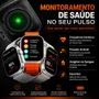 Smartwatch Revenger 49mm Relógio Inteligente Bluetooth Chamadas Tela HD Android iOS 10