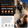 Smartwatch Revenger 49mm Relógio Inteligente Bluetooth Chamadas Tela HD Android iOS 11