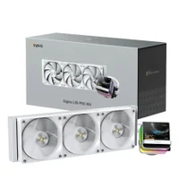 Water Cooler 360mm Ocypus Sigma L36 Pro Wh, ARGB, Display Lcd, White - Sigma-l36-wh3anwl00p-gl 2