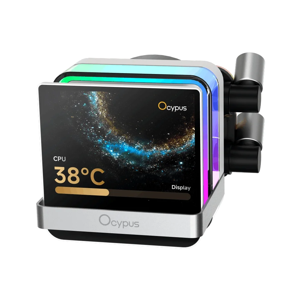 Water Cooler 360mm Ocypus Sigma L36 Pro Wh, ARGB, Display Lcd, White - Sigma-l36-wh3anwl00p-gl 5