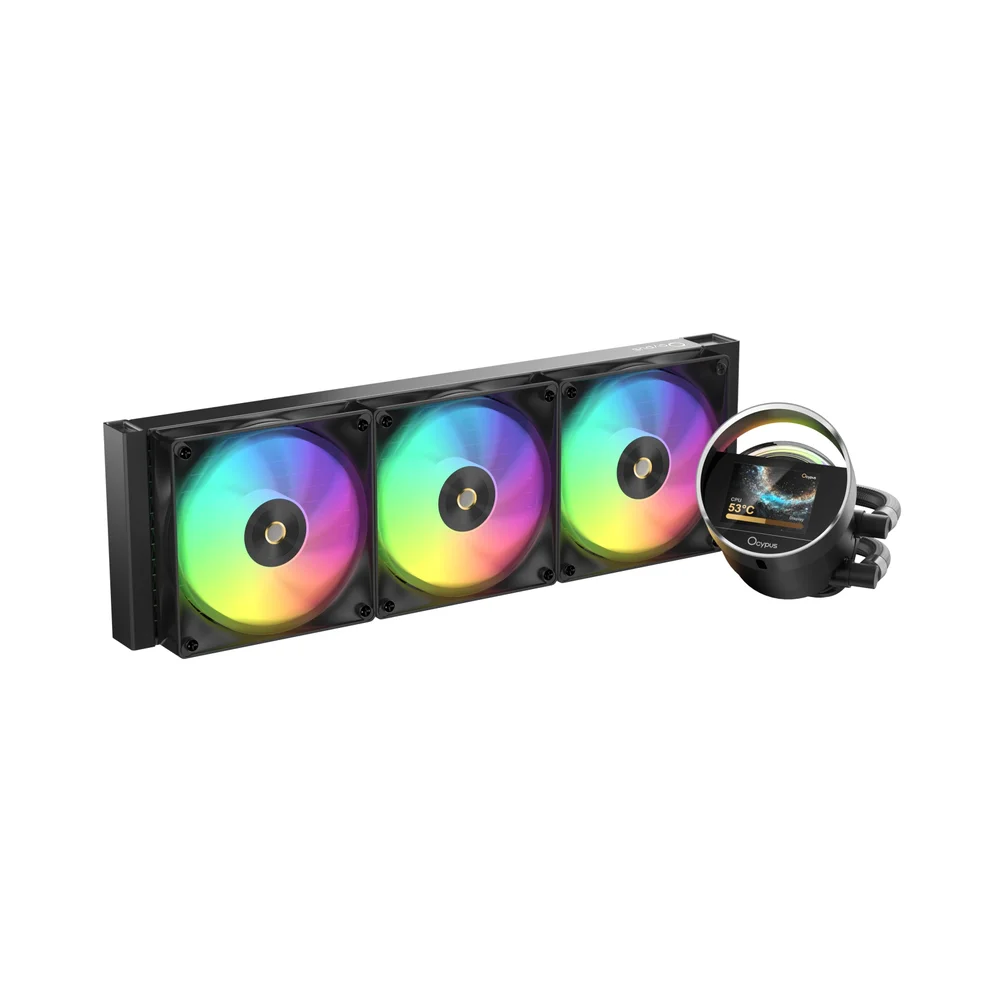 Water Cooler 360mm Ocypus Sigma L36 ARGB, Display Lcd, Black - Sigma-l36-bk3aawwn00x-gl 6