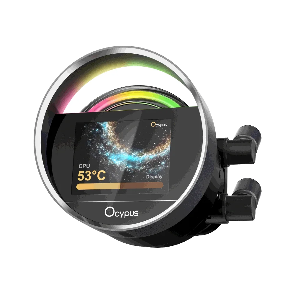 Water Cooler 360mm Ocypus Sigma L36 ARGB, Display Lcd, Black - Sigma-l36-bk3aawwn00x-gl 8