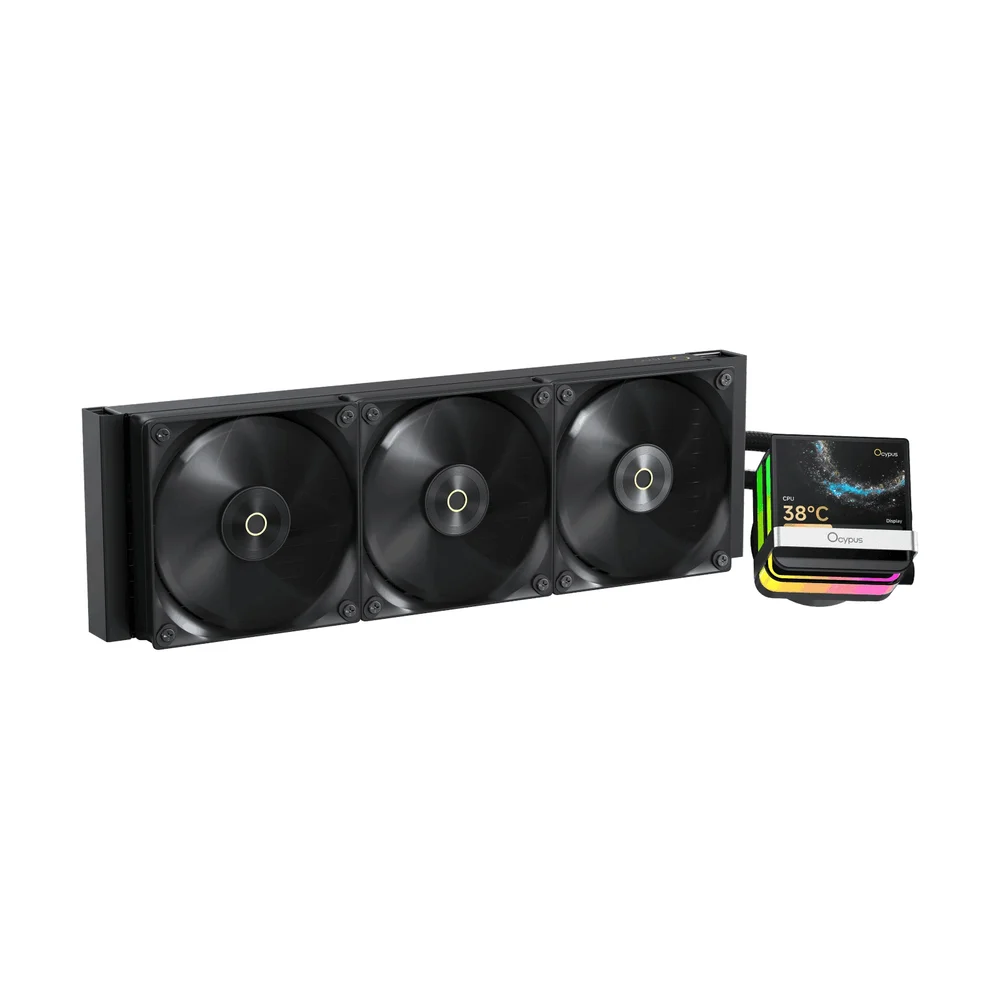 Water Cooler 360mm Ocypus Sigma L36 Pro Bk, ARGB, Display Lcd, Black - Sigma-l36-bk3anwl00p-gl 5