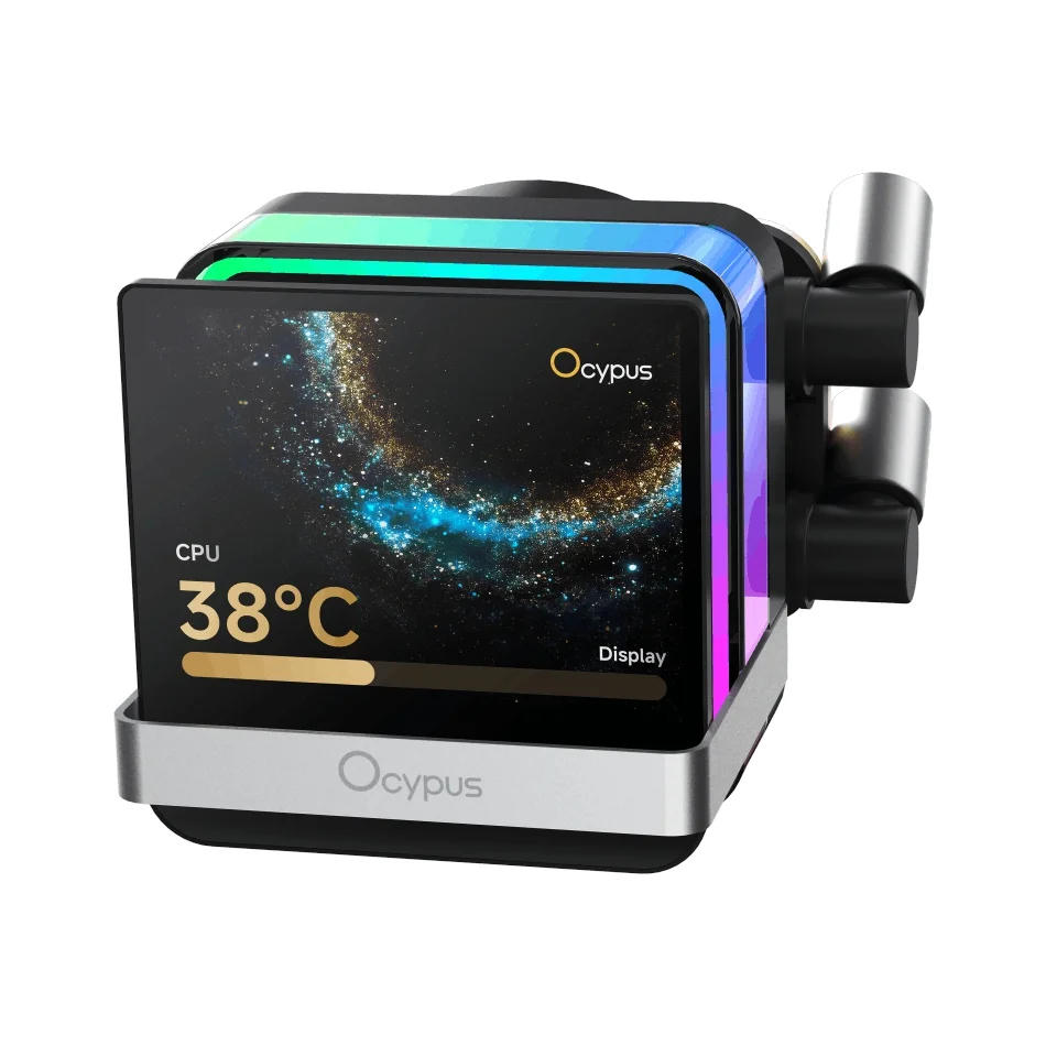 Water Cooler 360mm Ocypus Sigma L36 Pro Bk, ARGB, Display Lcd, Black - Sigma-l36-bk3anwl00p-gl 7