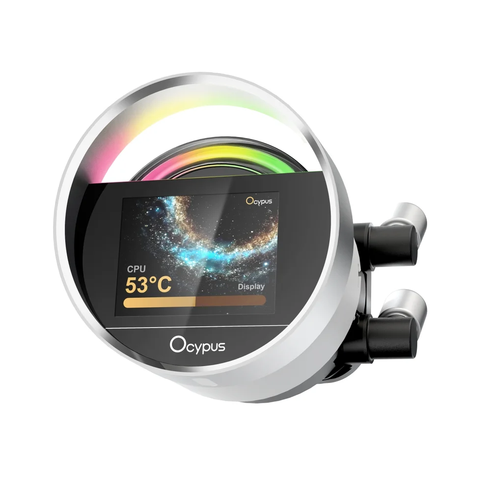 Water Cooler 360mm Ocypus Sigma L36 ARGB, Display Lcd, White - Sigma-l36-wh3aawl00p-gl 5