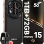 Smartphone Oukitel Wp200 Pro 5g 72 GB Ram 1 TB A Prova Dágua Preto 8