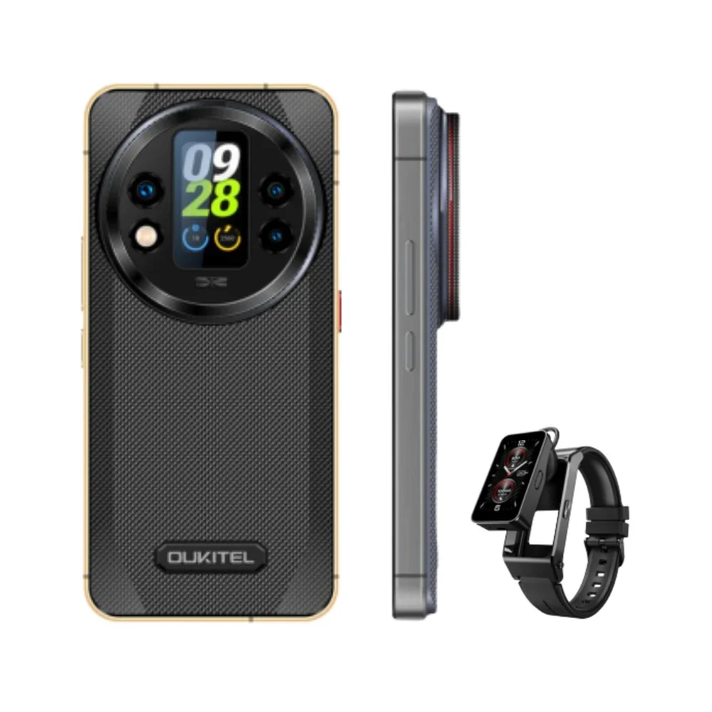 Smartphone Oukitel Wp200 Pro 5g 72 GB Ram 1 TB A Prova Dágua Preto 5