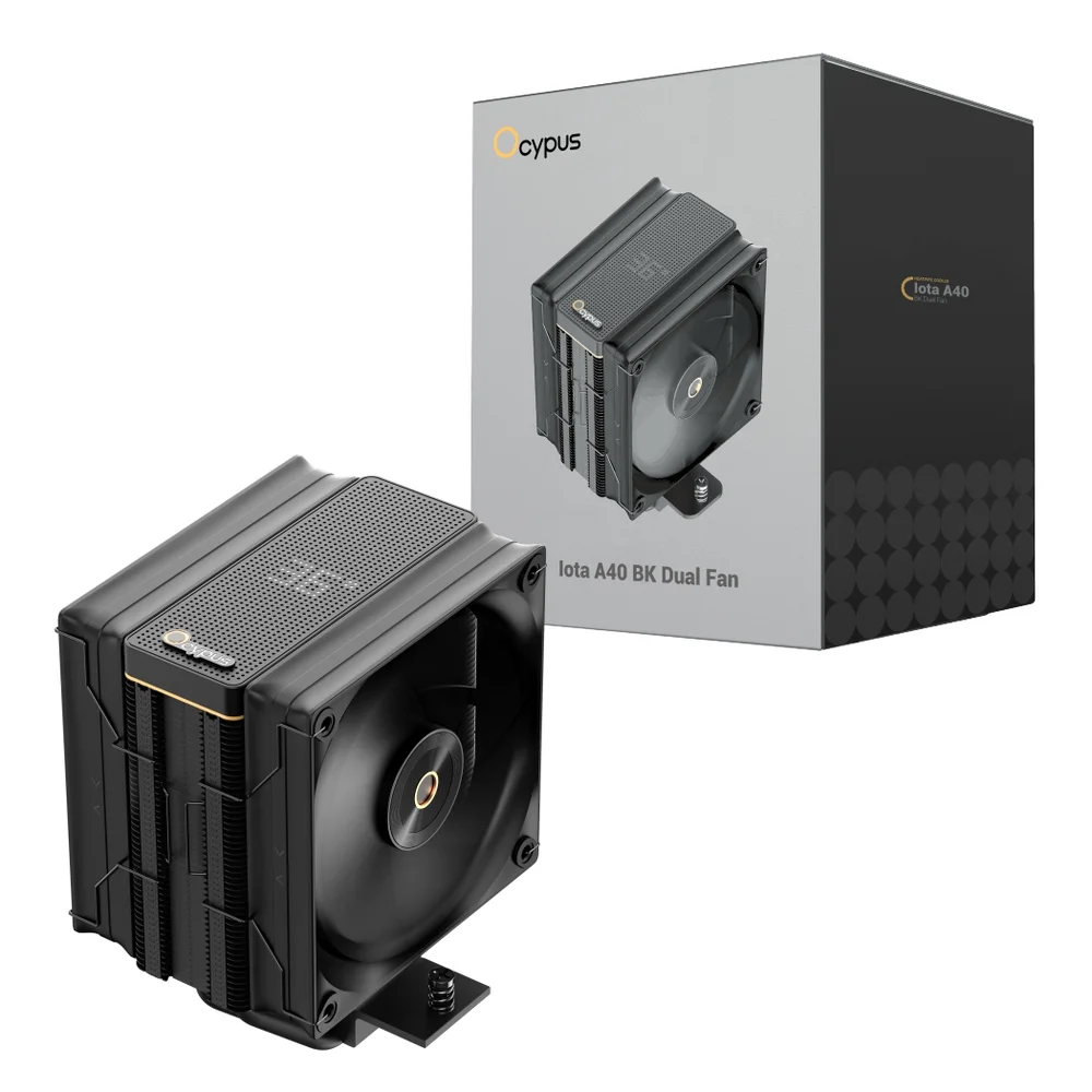 Air Cooler 120mm Ocypus Iota A40, Dual-fan, Digital, Black - Iota-a40-bk2nnwd00x-gl 4