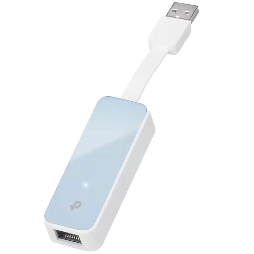 Imagem 2 de 3 do produto Adaptador De Rede Ethernet Para Usb 2.0 Tp-link Ue200 - Branco
