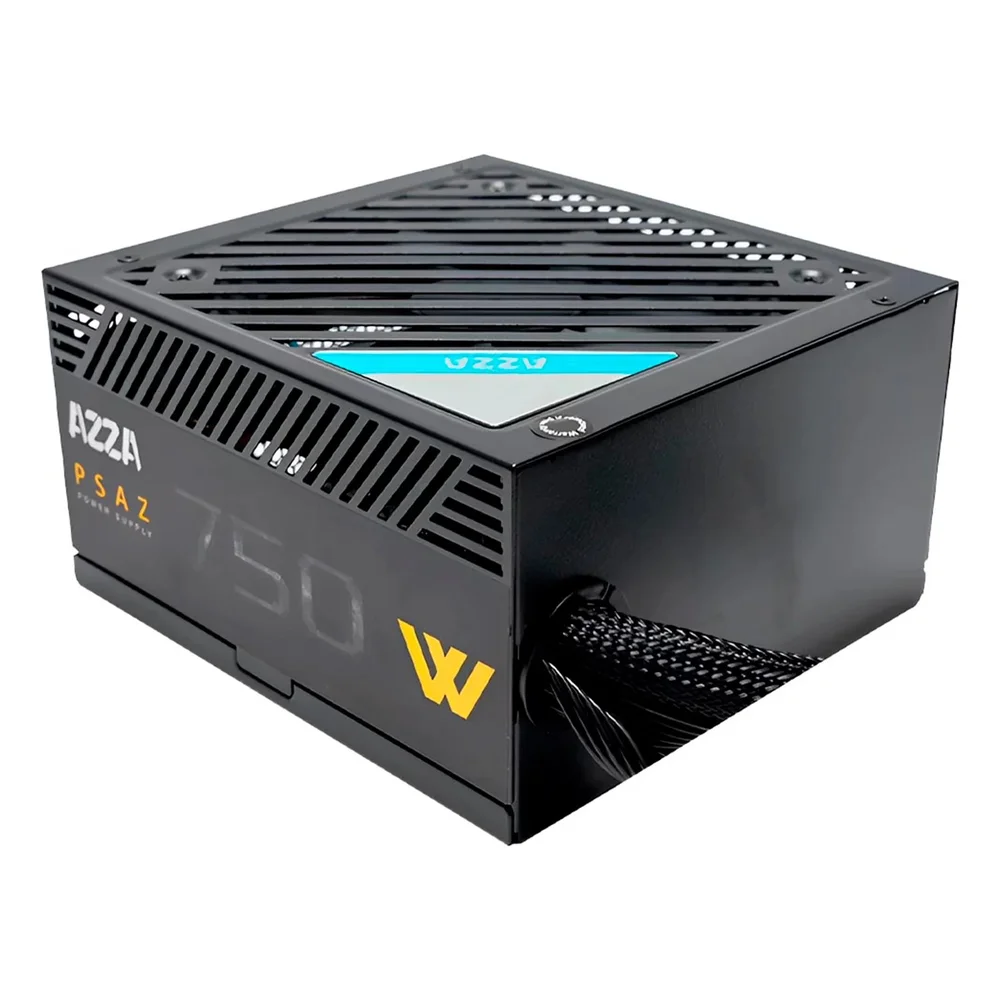 Imagem 3 de 3 do produto Fonte Azza Psaz-750w Atx 750w 80 Plus Bronze - Preto