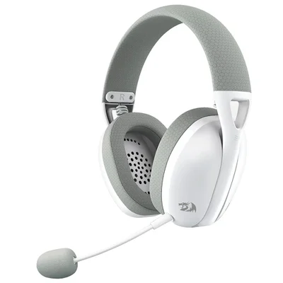 Fone Gamer Redragon H848g Ire Pro / Wireless - Cinza / Branco