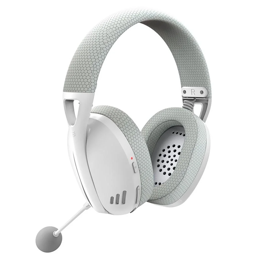 Imagem 2 de 3 do produto Fone Gamer Redragon H848g Ire Pro / Wireless - Cinza / Branco