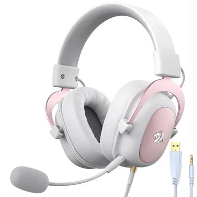 Fone Gamer Redragon H510w Zeus 2 / Com Fio - Branco