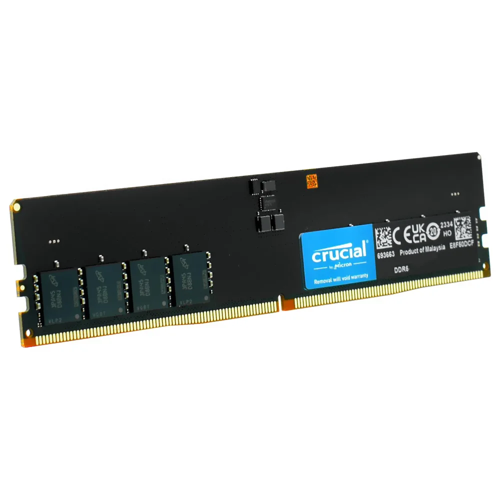 Memória Ram Crucial Ddr5 16gb 4800mhz Cb16gu4800 Dual Channel PC5-38400 Desktop Gaming Alta Performance