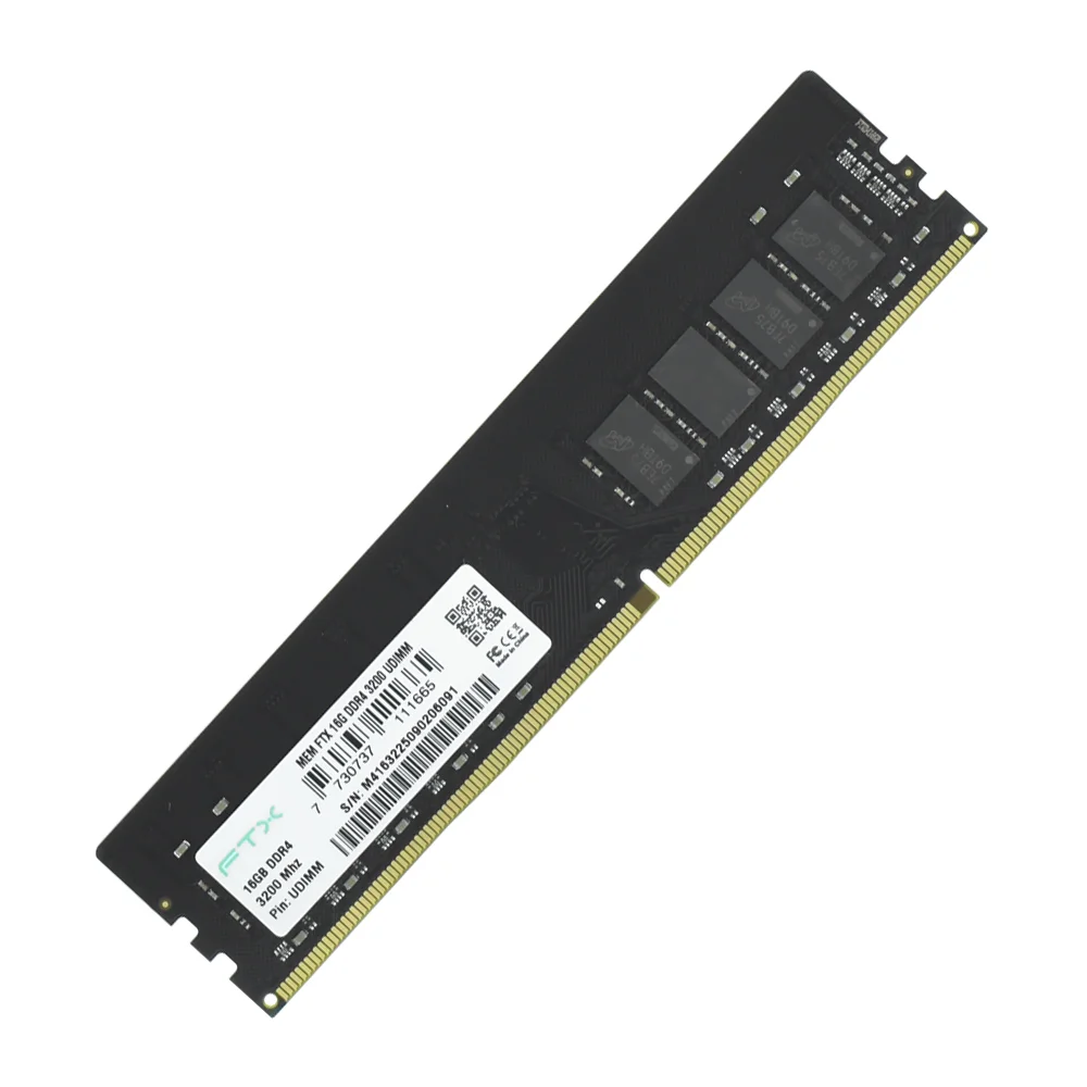 Memória Ram Ftx Ddr4 32gb 3200mhz 111672 Dual Channel Gaming Alta Performance 288 Pinos