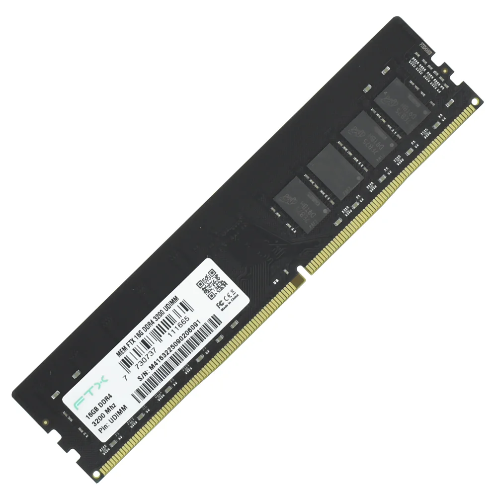 Imagem 2 de 2 do produto Memória Ram Ftx Ddr4 16gb 3200mhz 111665 1x16gb Cl16 Alta Performance Gaming Desktop PC