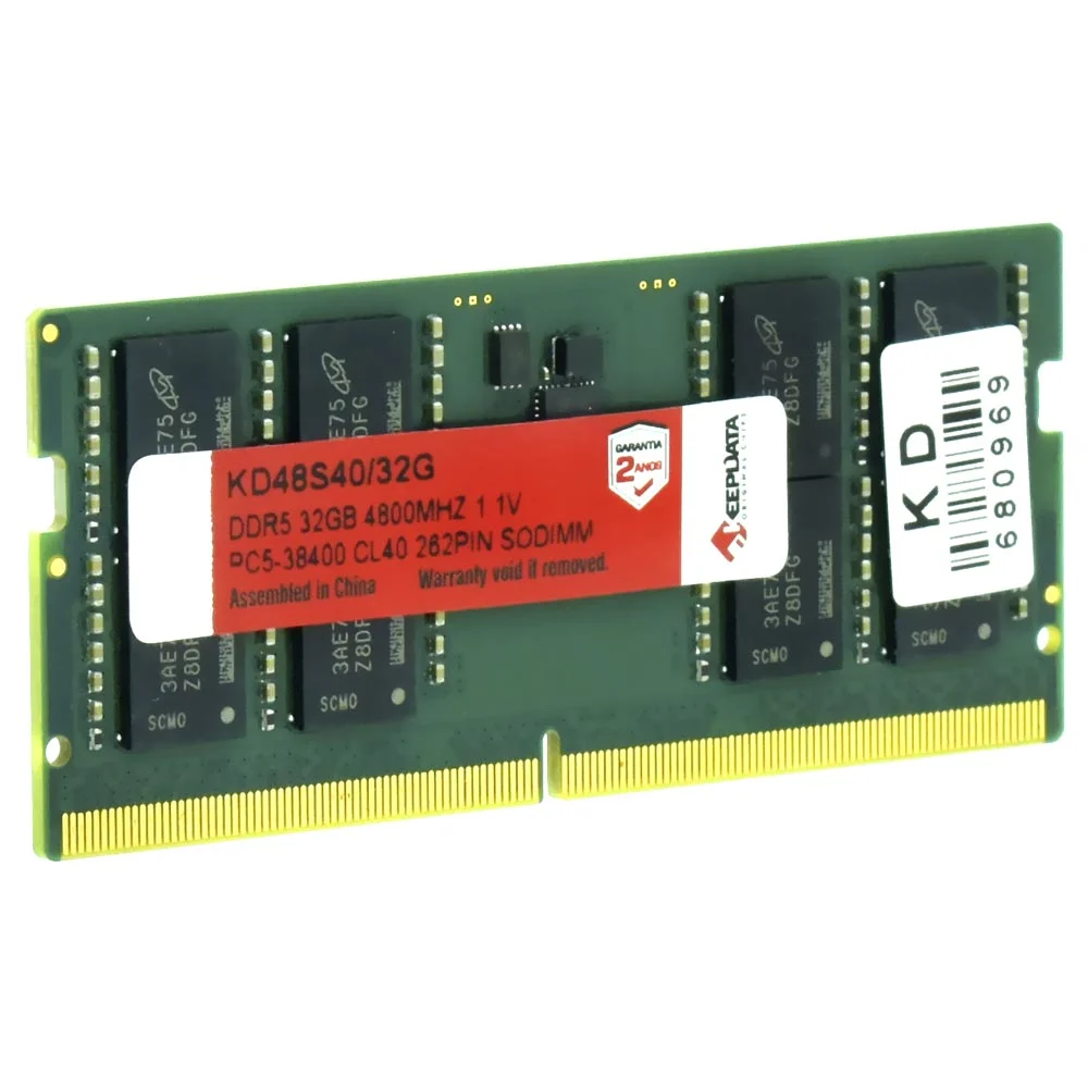 Imagem 3 de 3 do produto Memória Ram Notebook Keepdata Ddr5 32gb 4800mhz Kd48s40/32g So-dimm 1.2v Alta Performance Gaming Upgrade