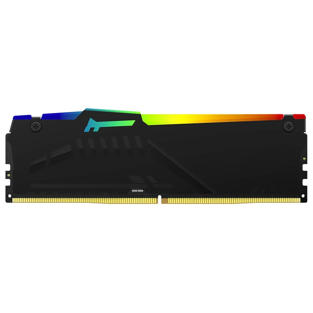 Imagem 2 de 3 do produto Memória Ram Kingston Fury Beast Ddr5 32gb 6000mhz RGB Kf560c36bbea-32 Alta Performance Iluminação RGB Preto Gamer