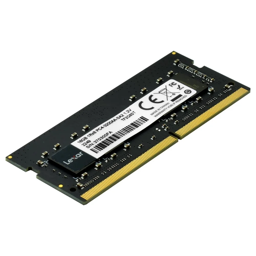 Memória Ram Notebook Lexar Ddr4 16gb 3200mhz Ld4as016g-b3200gsst So-dimm Alta Performance Dual Channel 1.2v Memória Ram Notebook Lexar Ddr4 16gb 3200mhz Ld4as016g-b3200gsst So-dimm Alta Performance Dual Channel 1.2v