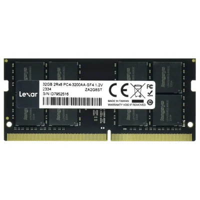 Memória Ram Notebook Lexar Ddr4 32gb 3200mhz Ld4as032g-b3200gsst So-dimm Alta Performance 1.2v Upgrade