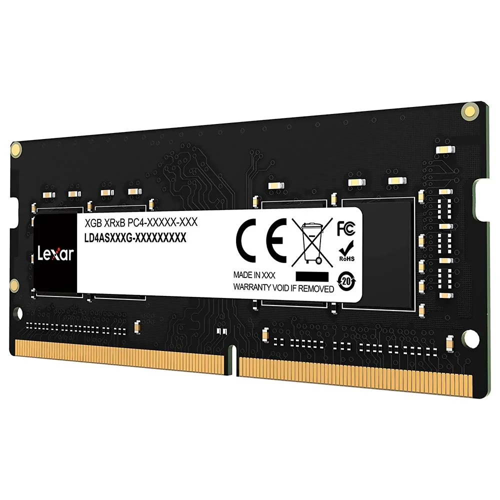 Imagem 2 de 2 do produto Memória Ram Notebook Lexar Ddr4 8GB 3200mhz Ld4as008g-b3200gsst So-dimm Alta Performance Compatível Upgrade