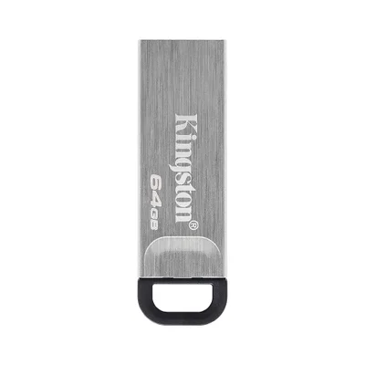 Pendrive Kingston 64gb Usb 3.2 Dtkn/64gb Prata Alta Velocidade Transferência Rápida Armazenamento Portátil