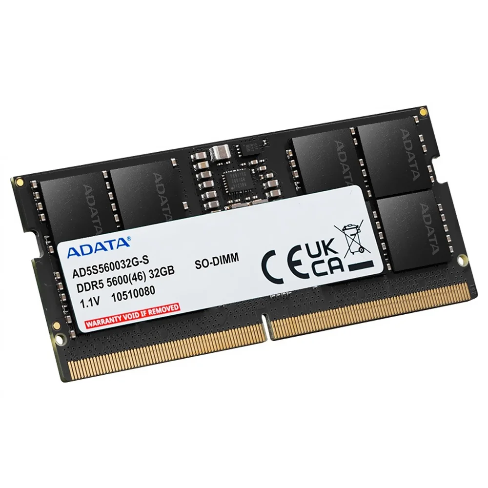 Imagem 3 de 3 do produto Memória Ram Para Notebook Adata Ddr5 32gb 5600mhz - Ad5s560032g-s