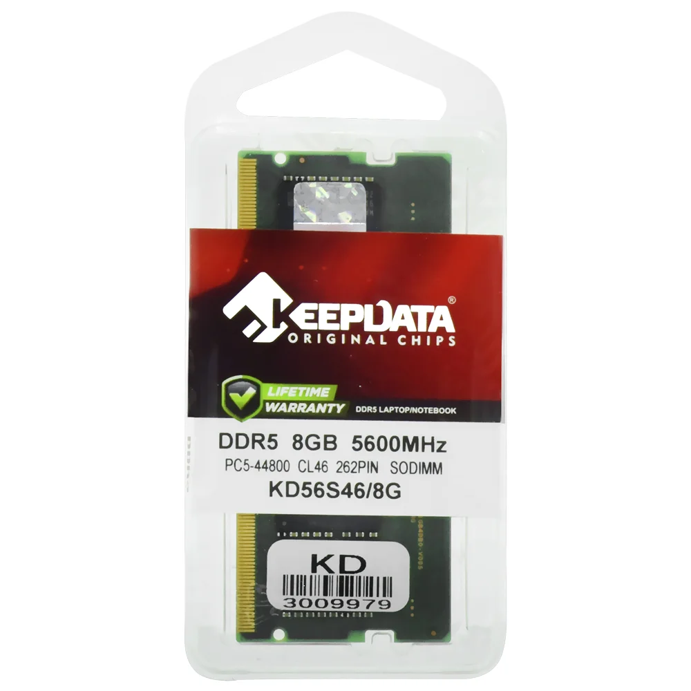 Imagem 3 de 3 do produto Memória Ram Para Notebook Keepdata Ddr5 8GB 5600mhz - Kd56s46/8g