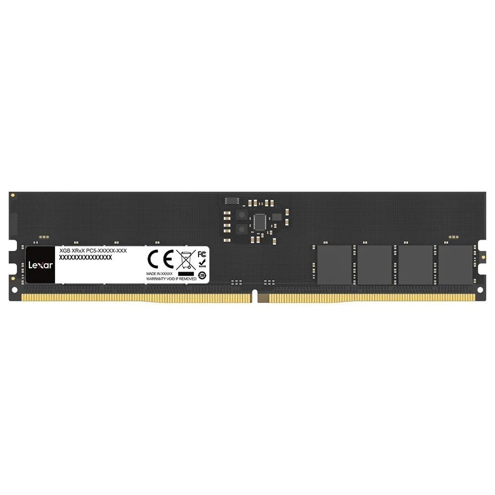 Memória Ram Lexar Ddr5 16gb 5600mhz Ld5u16g56c46st-bgs Dual Channel 1.1v PC5-44800 Cl46 Alta Performance Gaming Memória Ram Lexar Ddr5 16gb 5600mhz Ld5u16g56c46st-bgs Dual Channel 1.1v PC5-44800 Cl46 Alta Performance Gaming