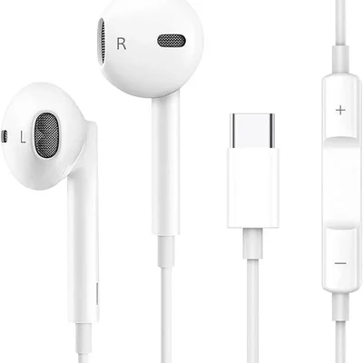 Fones De Ouvido Usb C Para Iphone 17e/17/17 Pro/17 Pro Max/air/16e/16/16 Pro/16 Pro Max/16 Plus/15/15 Promax Fones De Ouvido Com Fio Com Microfone
