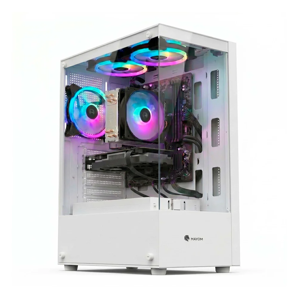 PC Gamer Intel Core i5 6ª 16GB SSD 512GB GT 730 Monitor 23” + Combo Gamer e Gabinete branco com 3 Fans - view 4