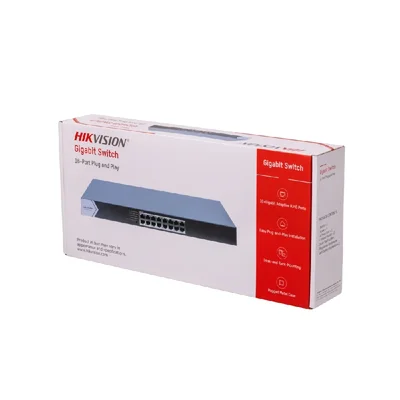 Switch Hikvision 16 Portas Giga Lan Alta Performance Ds-3e0516-e(c)