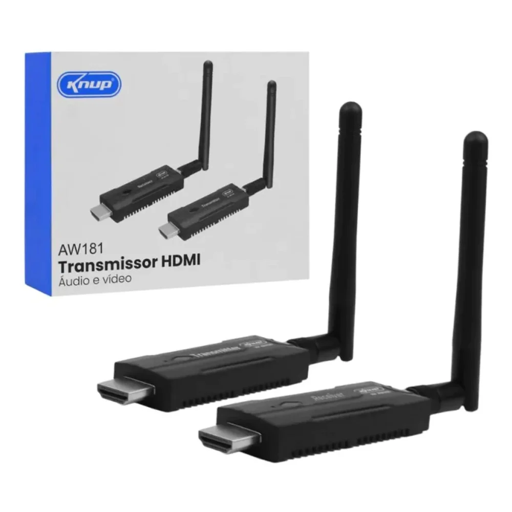 Imagem 5 de 5 do produto Transmissor Receptor HDMI S/fio 1080p Full Hd Até 100 Metros Plug E Play