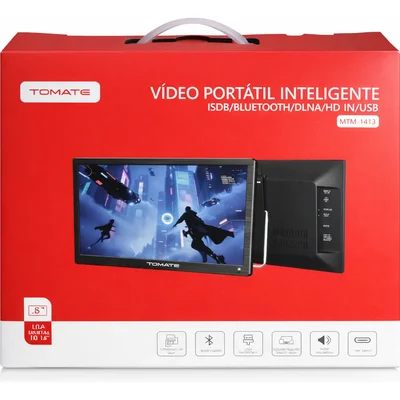 Tv Monitor 1412 Tomate Tela LED Hd HDMI Isbt Bluetooth Dlna