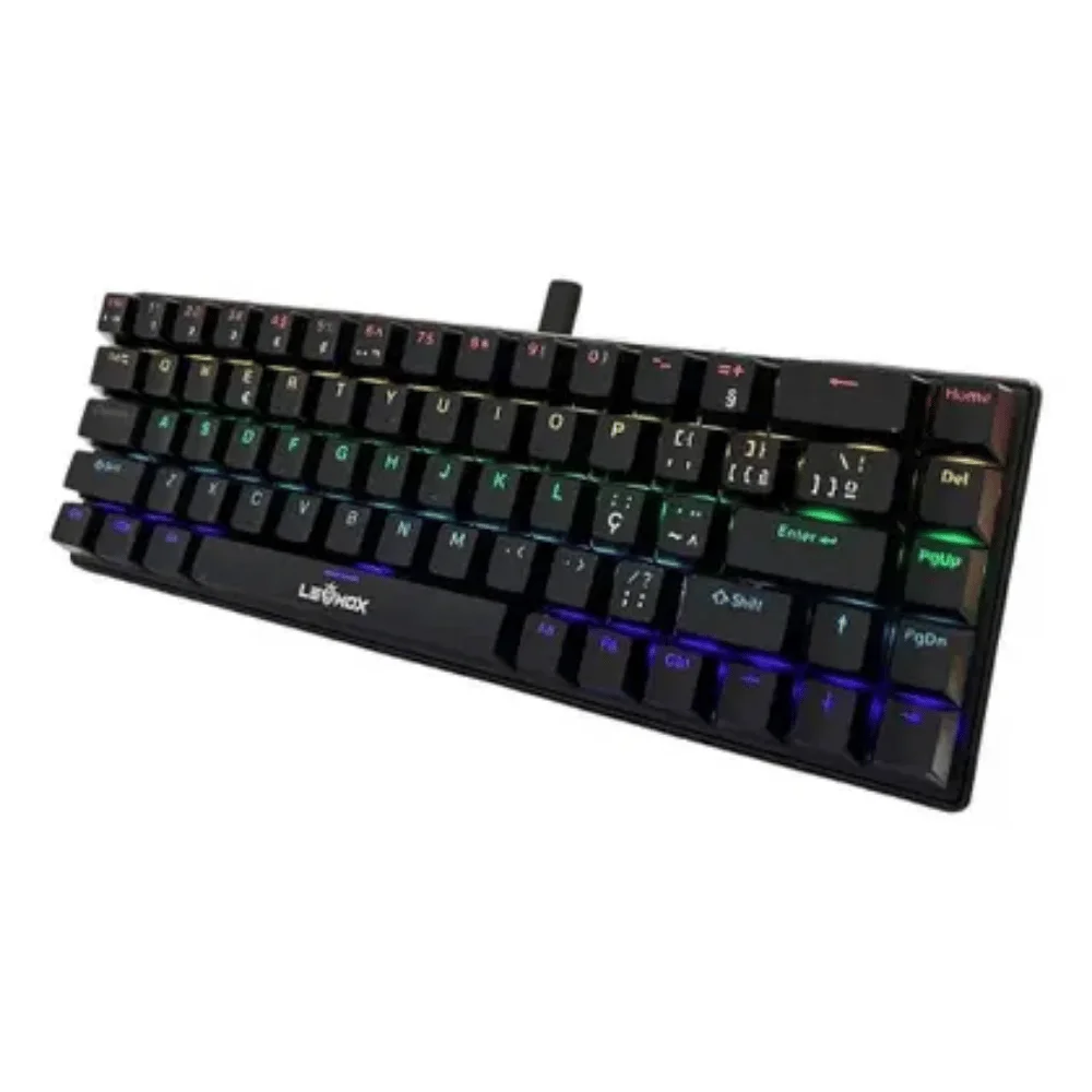 Imagem 4 de 5 do produto Teclado Mecânico Gamer Switch Blue 60% Com LED RGB Lehmox - Ley-2079 B