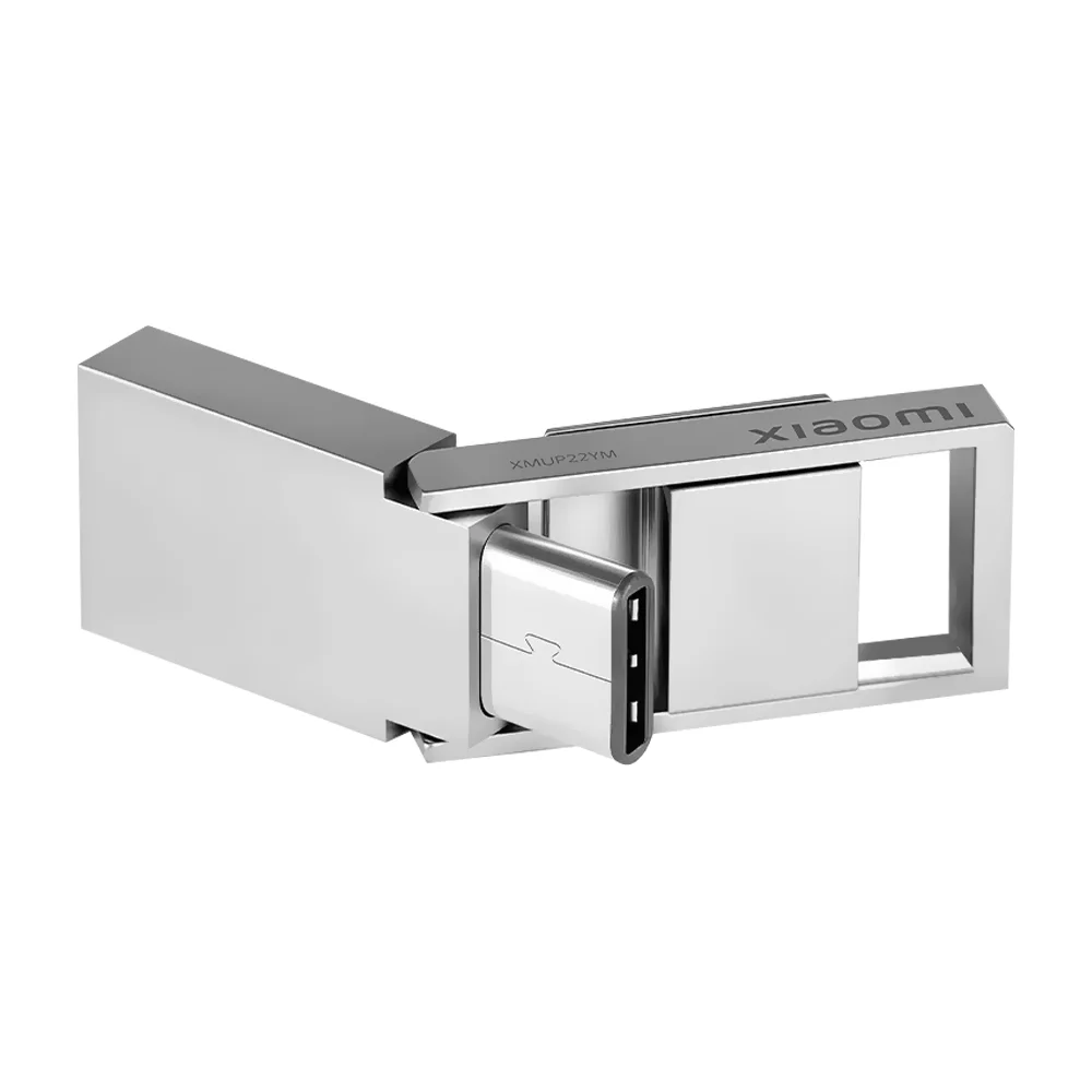 Imagem 2 de 3 do produto Pendrive Xiaomi Dual-interface 128GB Usb-c / Usb 3.2 - Prata (xmup21ym)