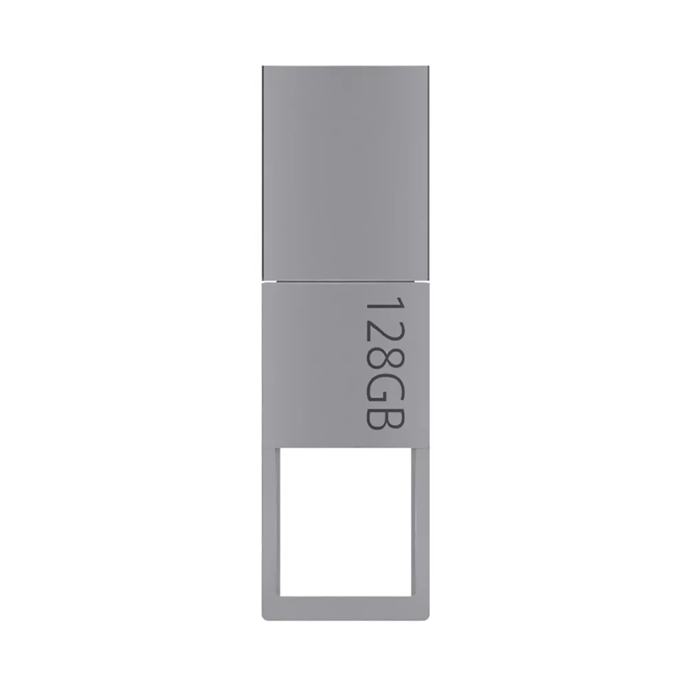 Imagem 3 de 3 do produto Pendrive Xiaomi Dual-interface 128GB Usb-c / Usb 3.2 - Prata (xmup21ym)