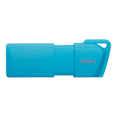 Pendrive Kingston Exodia M 128GB Usb 3.2 Kc-u2l128-7lb Alta Velocidade Azul Leitura 200mb/s Armazenamento Portátil