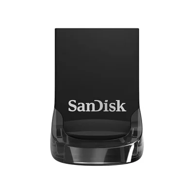 Pendrive Sandisk Mini Z430 Ultra Fit 32gb Usb 3.0/3.2 Compacto Rápido Leitura 130mb/s Preto