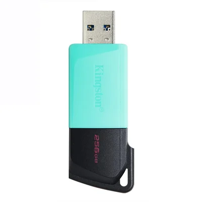 Pendrive Kingston Exodia 256gb Usb 3.2 Dtxm/256gb Preto Verde Alta Velocidade Transferência Rápida Armazenamento Portátil