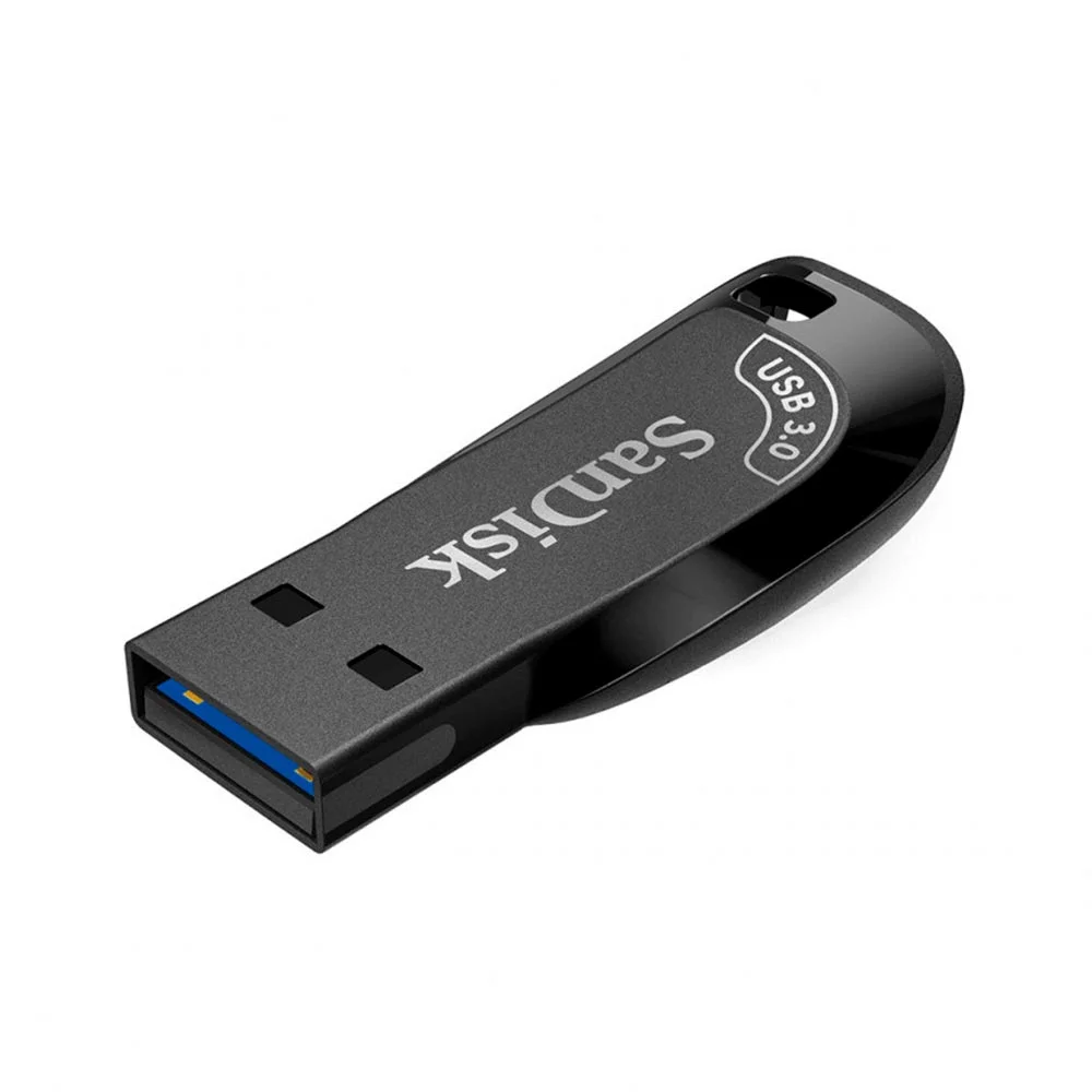 Imagem 2 de 3 do produto Pendrive Sandisk Ultra Shift Z410 256gb Usb 3.0 Alta Velocidade Leitura 100mb/s Preto