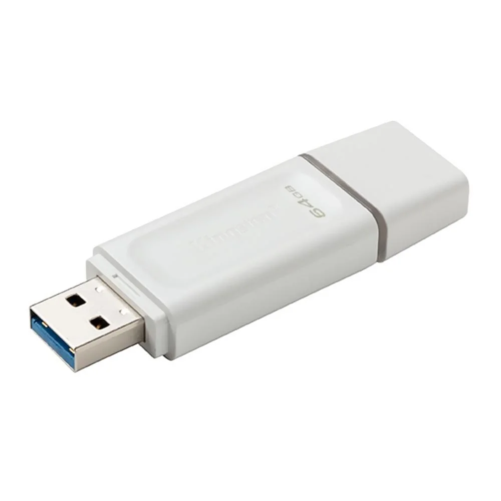 Imagem 3 de 3 do produto Pendrive Kingston Exodia 64gb Usb 3.2 Kc-u2g64-5r Branco Alta Velocidade Leitura 100mb/s Armazenamento Portátil