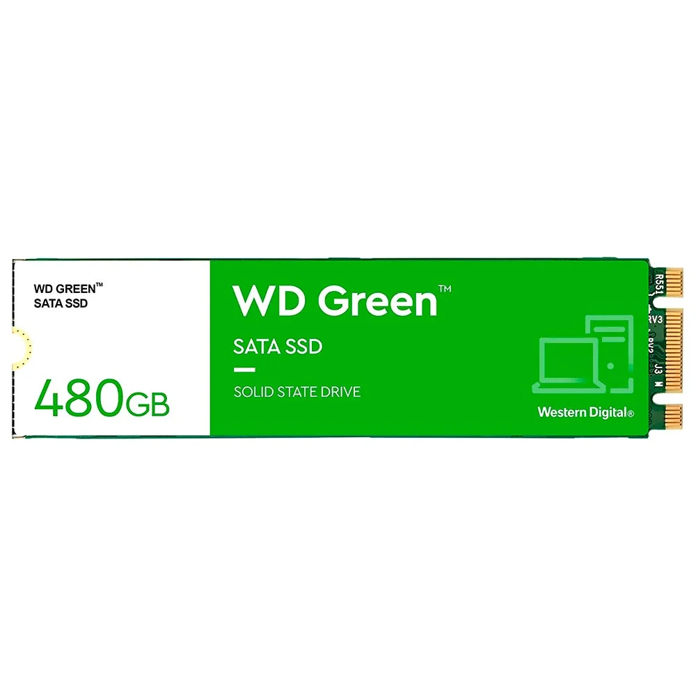 SSD WD M.2 480GB Green Sata 3 - Wds480g3g0b SSD WD M.2 480GB Green Sata 3 - Wds480g3g0b