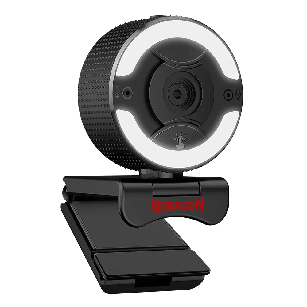 Imagem 3 de 3 do produto Webcam Redragon Gw910 Oneshot Full Hd 30 Fps Microfone Integrado - Preto