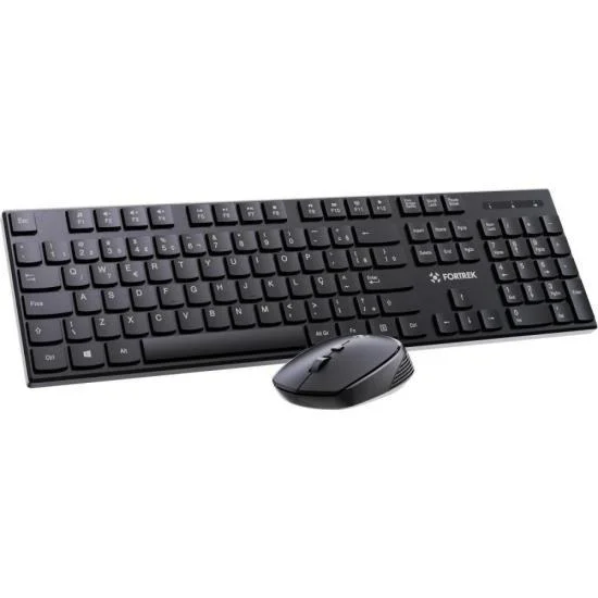 Imagem 5 de 5 do produto Combo Teclado E Mouse Fortrek Cw11, Abnt2, 1600 Dpi, Wireless, Preto - 84458