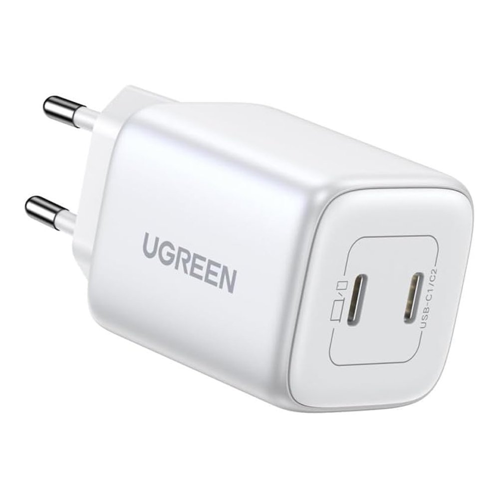 Carregador Gan Ugreen 45w Dual Usb-c Power Delivery Preto