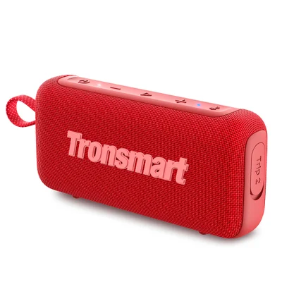 Caixa Som Bluetooth Tronsmart Trip 2 Vermelho Som Potente